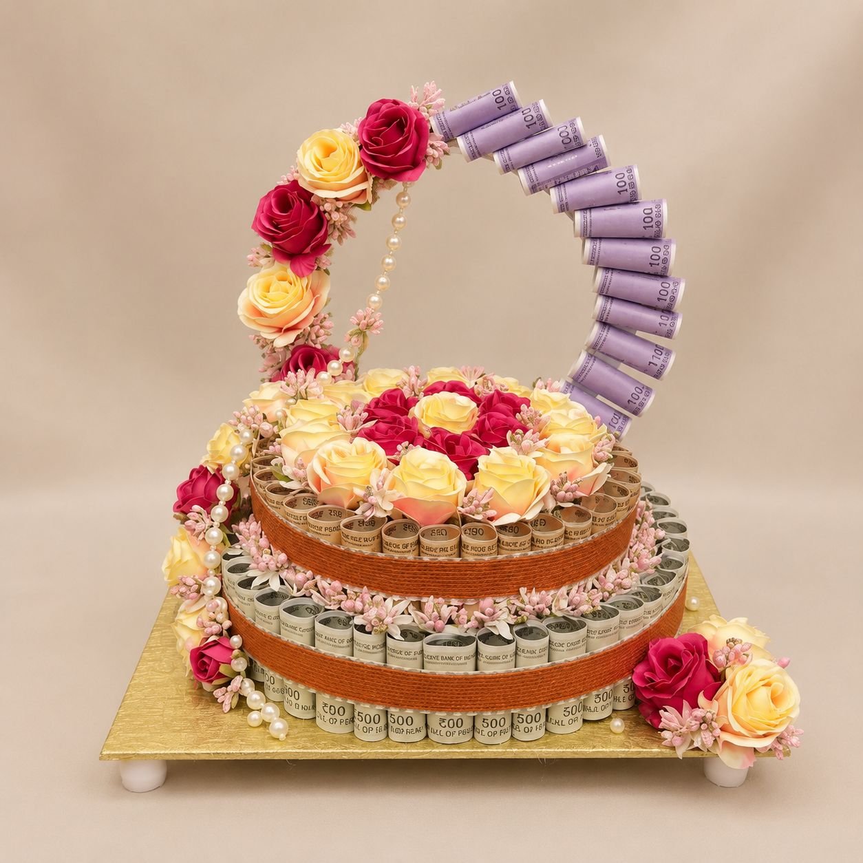 Elegant Cash Gift Platters