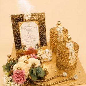 Invitation card platter​